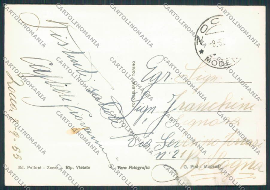 Modena Zocca Panorama foto FG cartolina BB2525 – retro