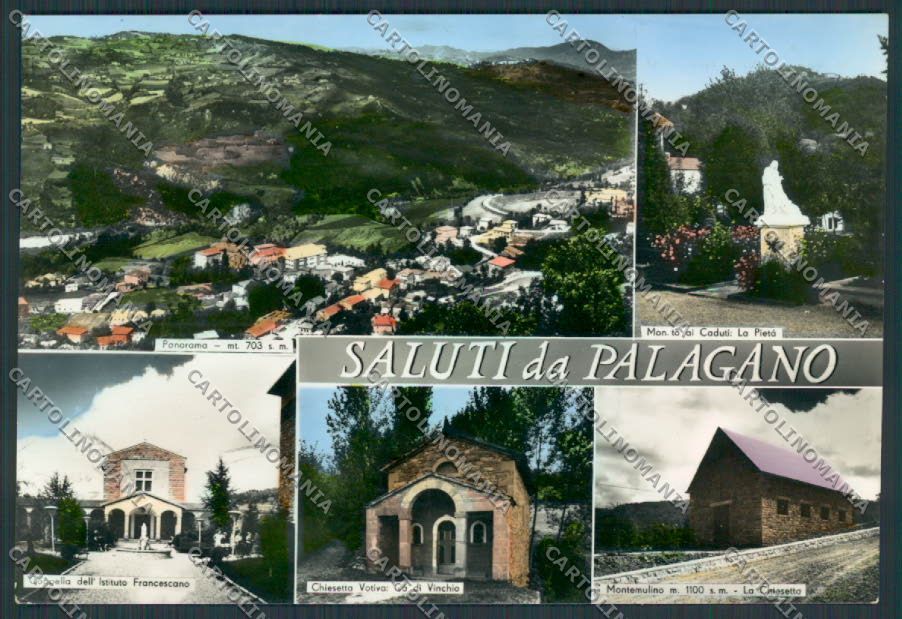 Modena Palagano saluti da Vedutine foto FG cartolina BB2538 – fronte