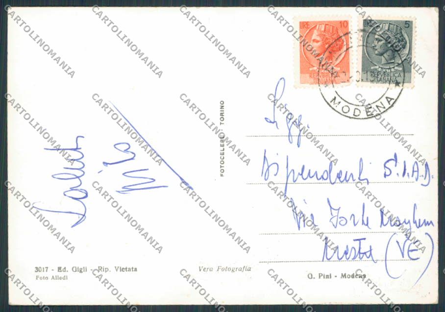 Modena Fontanaluccia Panorama foto FG cartolina BB2544 – retro