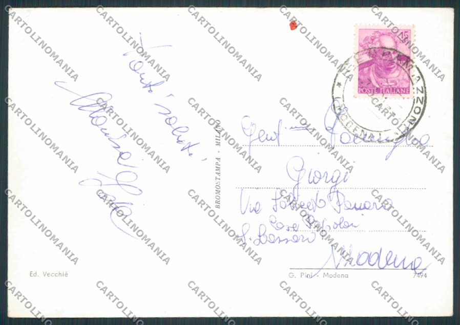 Modena Serramazzoni Panorama foto FG cartolina BB2546 – retro