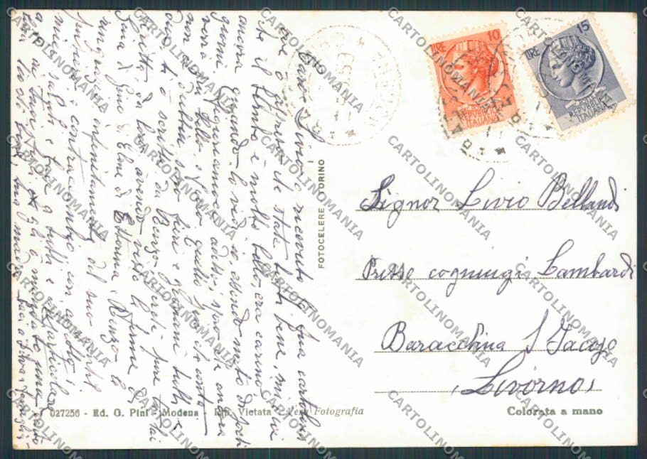 Modena Frassinoro Panorama foto FG cartolina BB2549 – retro