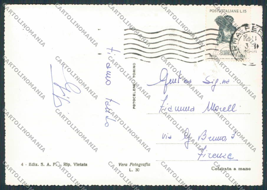 Parma Città Panorama foto FG cartolina BB2585 – retro