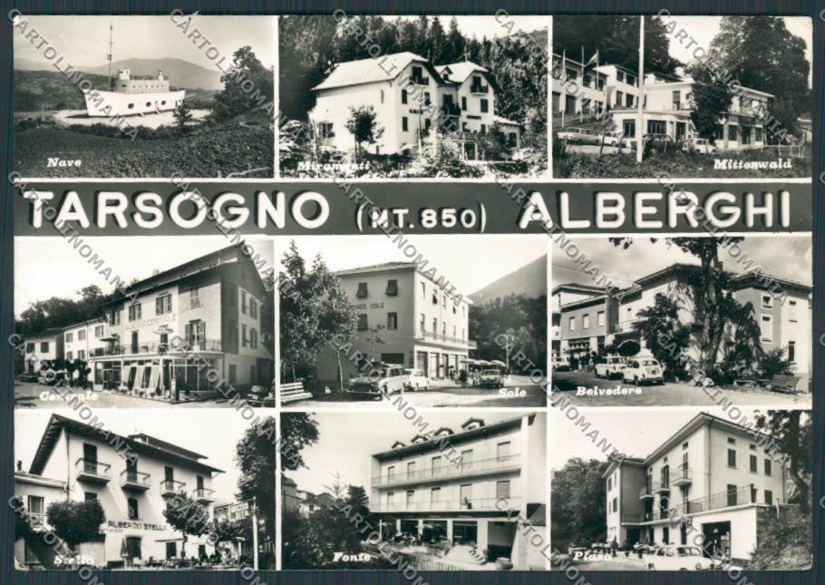 Parma Tarsogno Alberghi STRAPPINO foto FG cartolina BB2616 – fronte