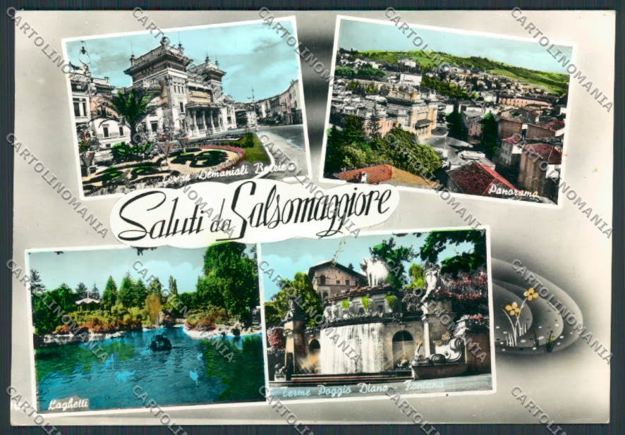 Parma Salsomaggiore saluti da Vedutine foto FG cartolina BB2621 – fronte
