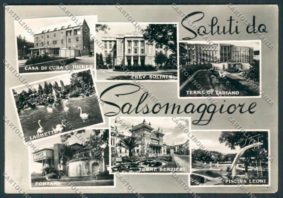 Parma Salsomaggiore saluti da Terme FORI foto FG cartolina BB2629 – fronte