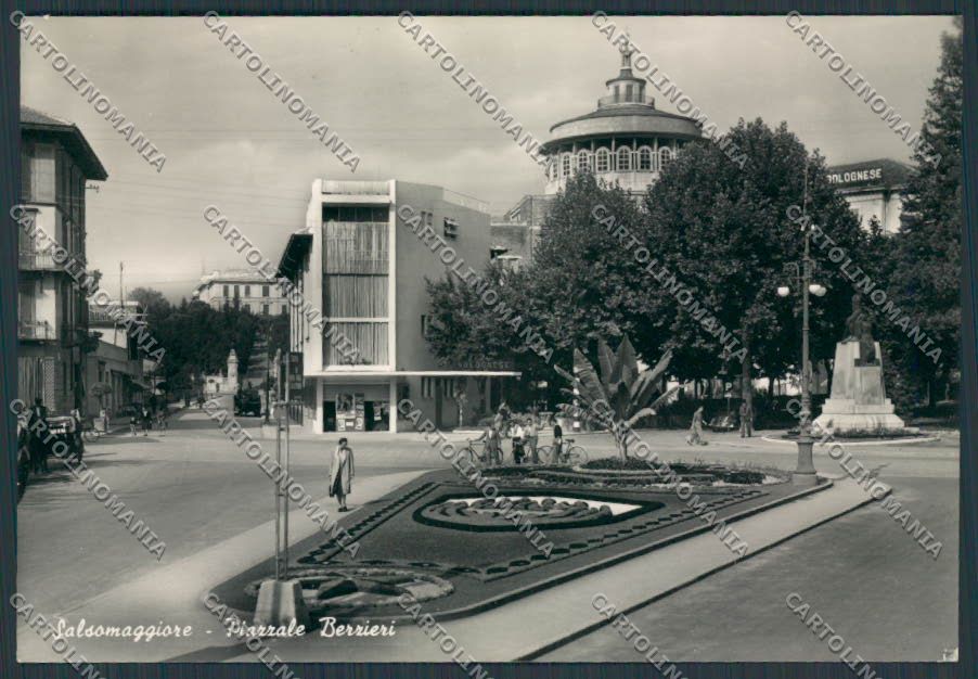 Parma Salsomaggiore Pazzale Berzieri foto FG cartolina BB2630 – fronte