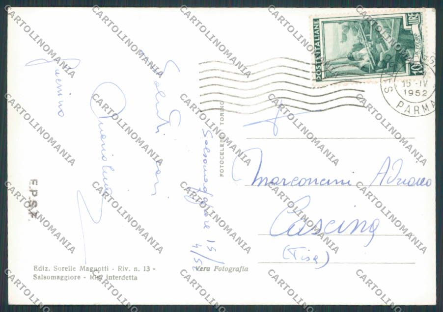 Parma Salsomaggiore Pazzale Berzieri foto FG cartolina BB2630 – retro