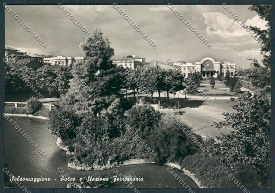 Parma Salsomaggiore Stazione Ferroviaria foto FG cartolina BB2631 – fronte
