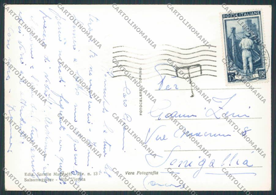 Parma Salsomaggiore Stazione Ferroviaria foto FG cartolina BB2631 – retro
