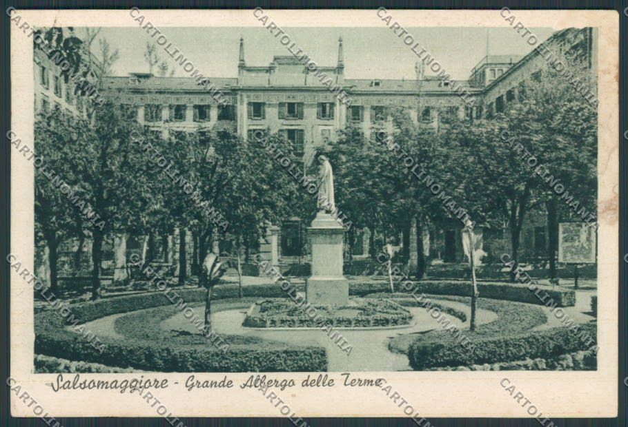 Parma Salsomaggiore Grande Albergo Terme FG cartolina BB2635 – fronte