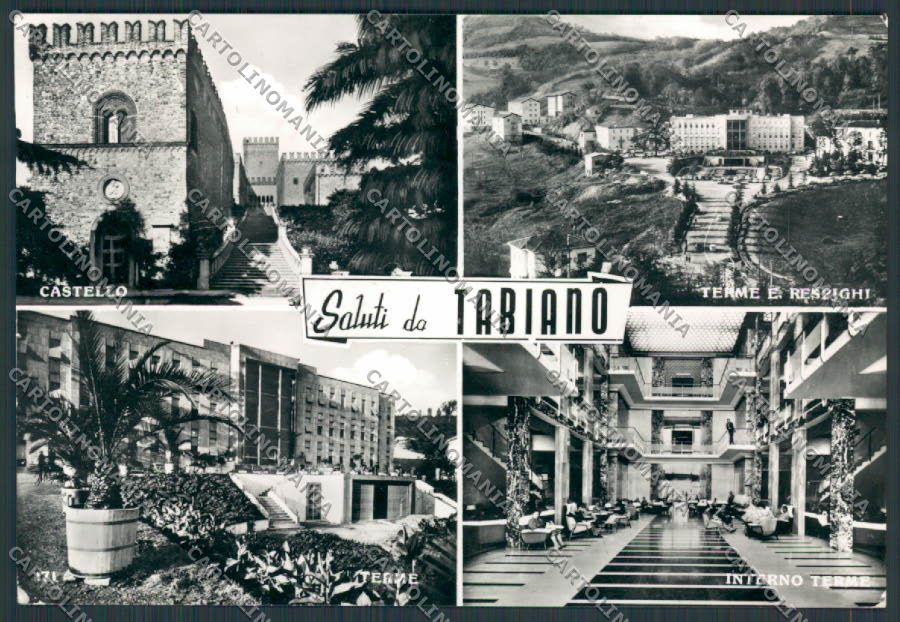 Parma Tabiano saluti da Terme ABRASA foto FG cartolina BB2642 – fronte