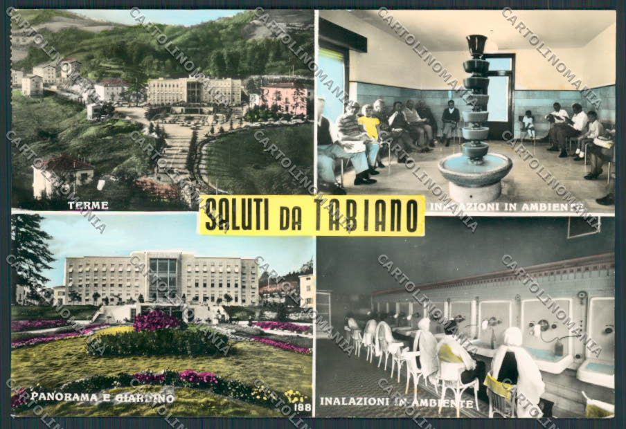 Parma Tabiano saluti da Terme STRAPPINO foto FG cartolina BB2643 – fronte