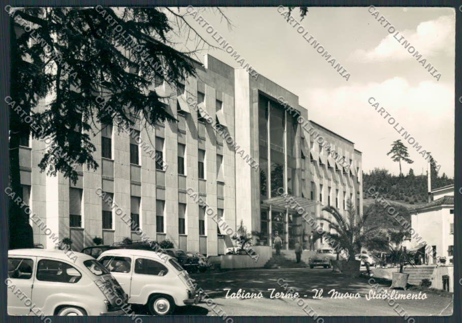 Parma Tabiano Terme Fiat 600 foto FG cartolina BB2646 – fronte