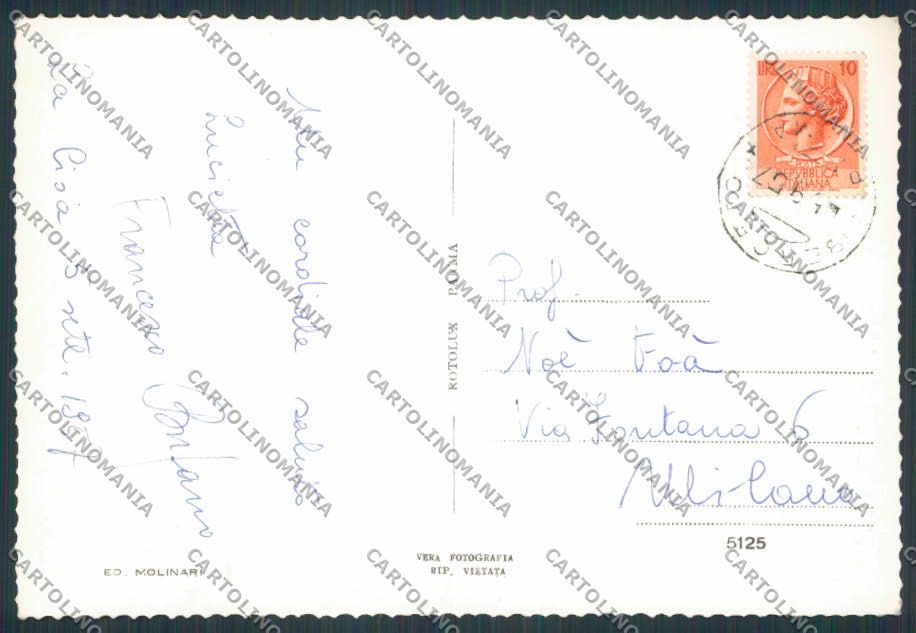 Parma Passo della Cisa foto FG cartolina BB2650 – retro