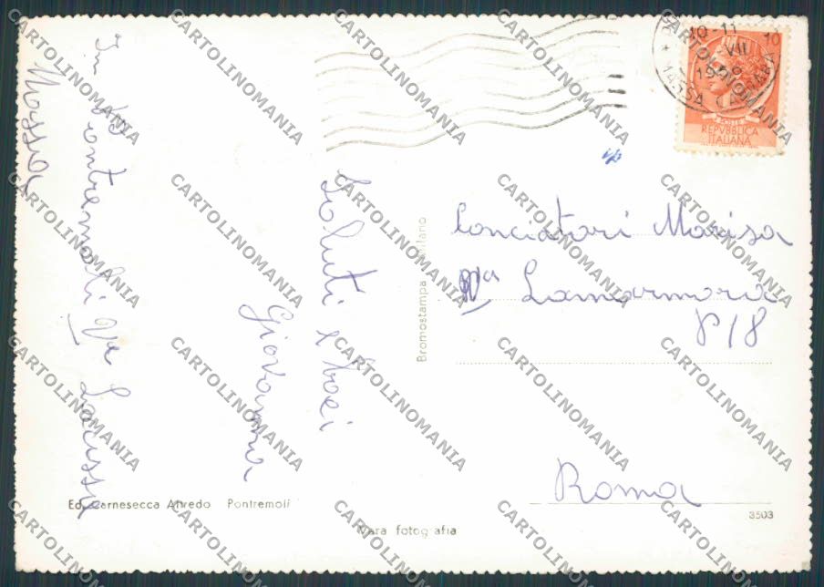 Parma Passo della Cisa foto FG cartolina BB2651 – retro