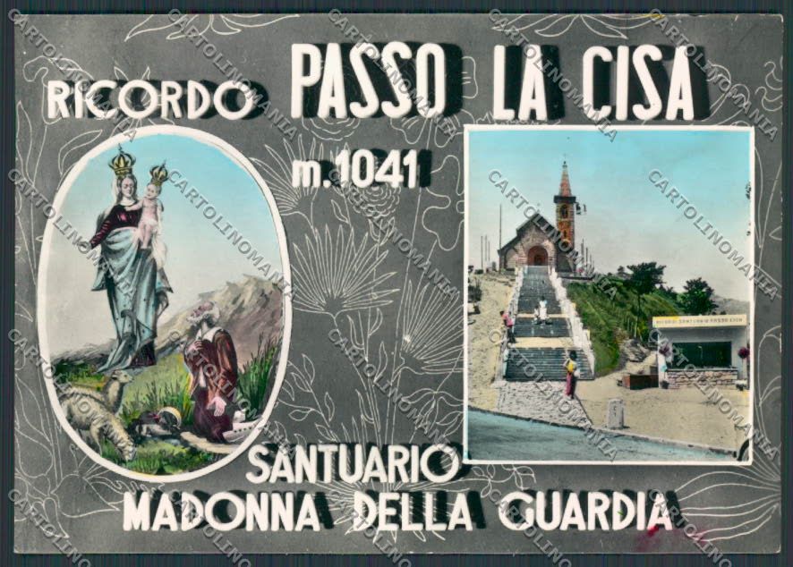 Parma Passo della Cisa Madonna della Guardia foto FG cartolina BB2654 – fronte