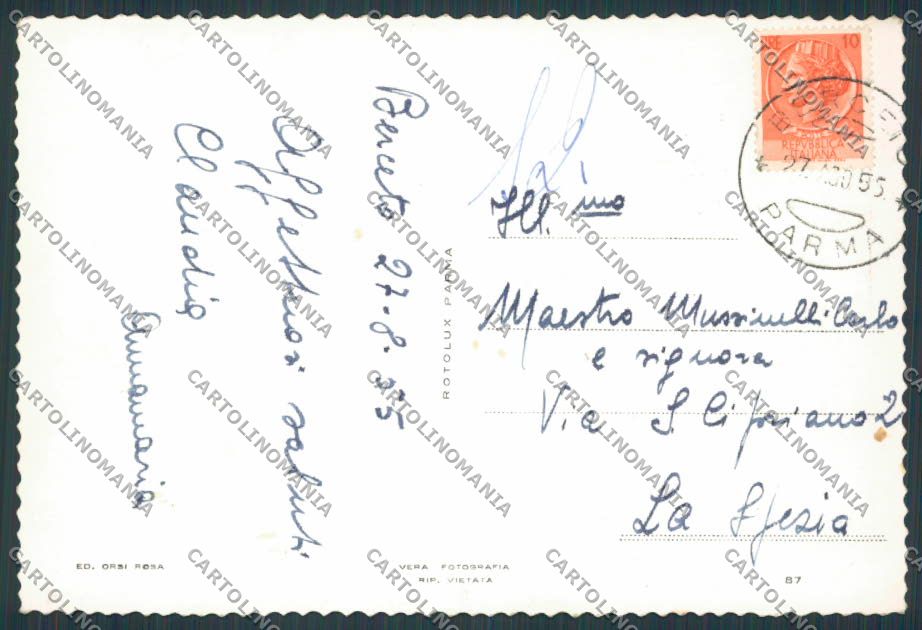 Parma Berceto il Poggio Valle Baganza foto FG cartolina BB2665 – retro