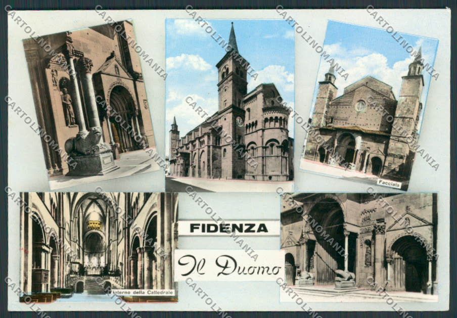 Parma Fidenza Duomo foto FG cartolina BB2667 – fronte