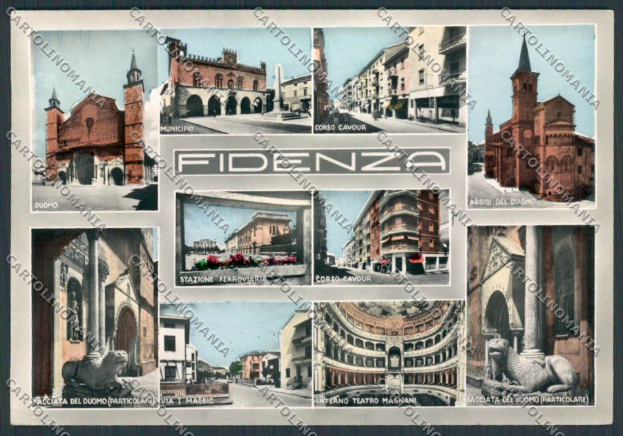 Parma Fidenza Vedutine foto FG cartolina BB2670 – fronte