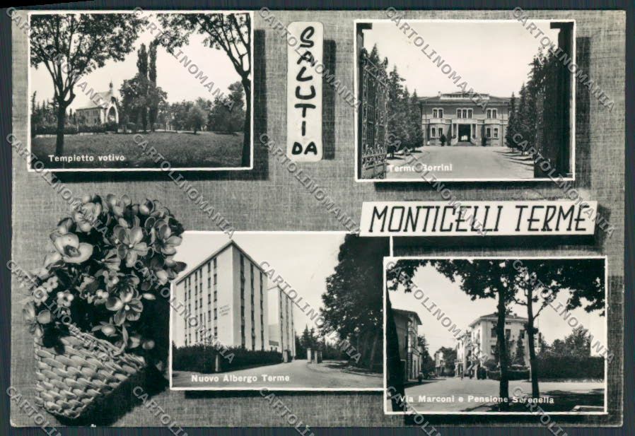 Parma Monticelli saluti da Terme foto FG cartolina BB2674 – fronte