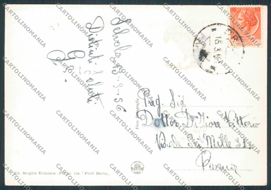 Parma Molino d'Anzola foto FG cartolina BB2691 – retro