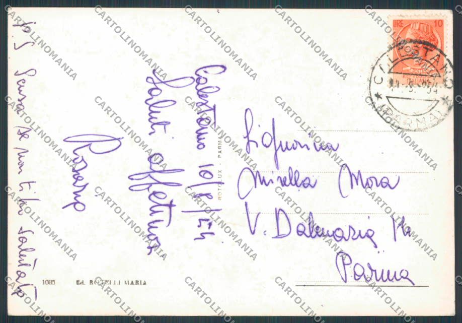 Parma Calestano Panorama foto FG cartolina BB2697 – retro
