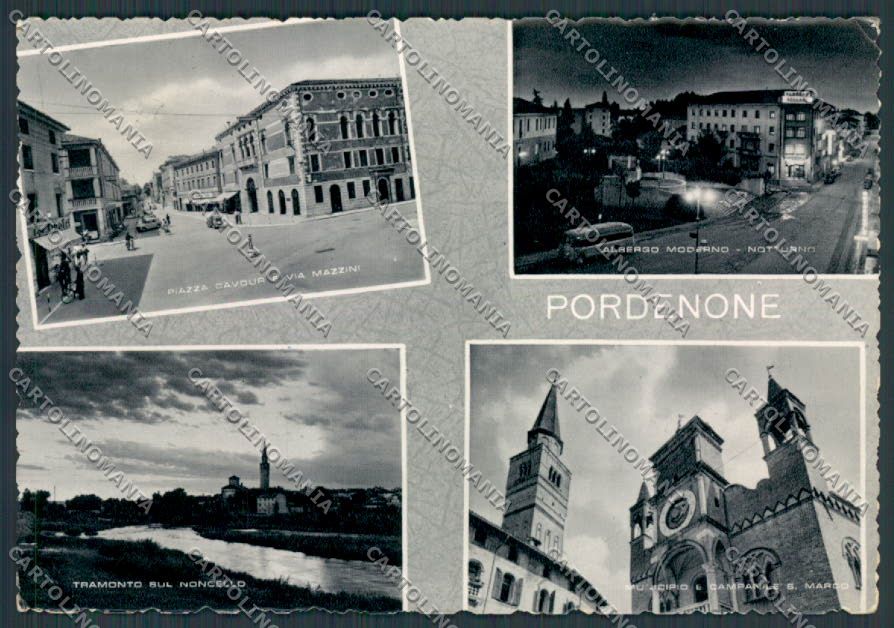 Pordenone Città Vedutine foto FG cartolina BB2719 – fronte