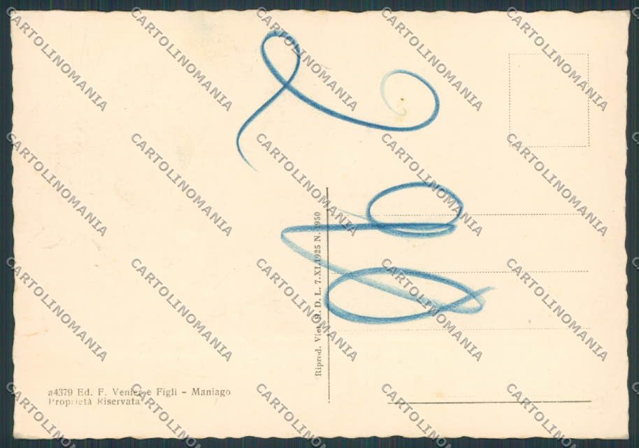 Pordenone Maniago Duomo FG cartolina BB2760 – retro
