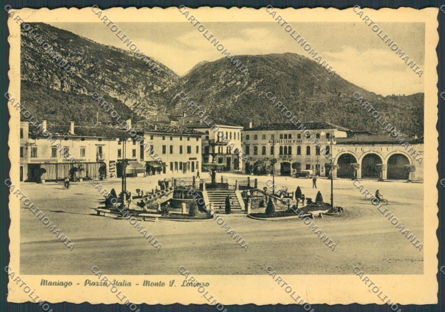 Pordenone Maniago Piazza Italia FG cartolina BB2762 – fronte