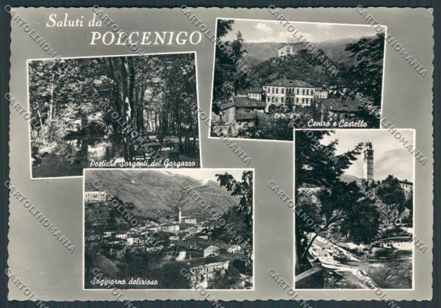 Pordenone Polcenigo saluti da Vedutine foto FG cartolina BB2785 – fronte