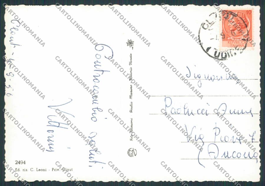 Pordenone Claut Val Cellina Gregge foto FG cartolina BB2797 – retro