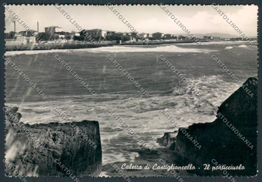 Livorno Castiglioncello Porticciuolo foto FG cartolina BB2883 – fronte