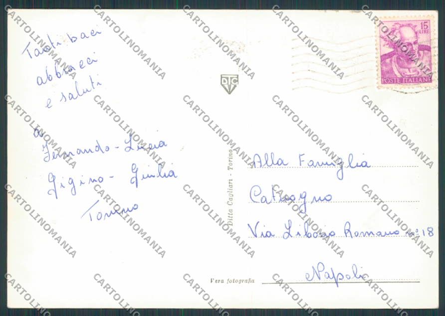 Alessandria Casale Monferrato saluti da foto FG cartolina BB2923 – retro