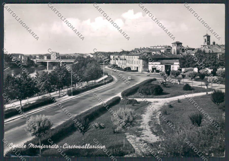 Alessandria Casale Monferrato Circonvallazione PIEGHINA foto FG cartolina BB2926 – fronte