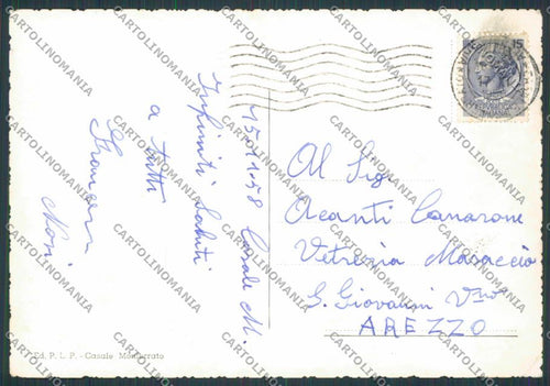 Alessandria Casale Monferrato Ponte sul Po ABRASA foto FG cartolina BB2928 – retro