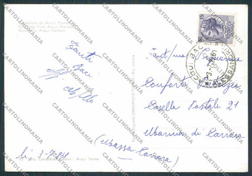 Alessandria Acqui saluti da Vedutine foto FG cartolina BB2937 – retro