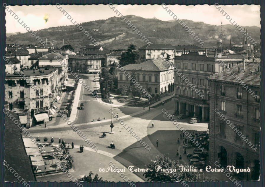 Alessandria Acqui Piazza Italia foto FG cartolina BB2941 – fronte