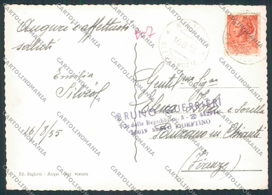 Alessandria Morbello Panorama foto FG cartolina BB2955 – retro