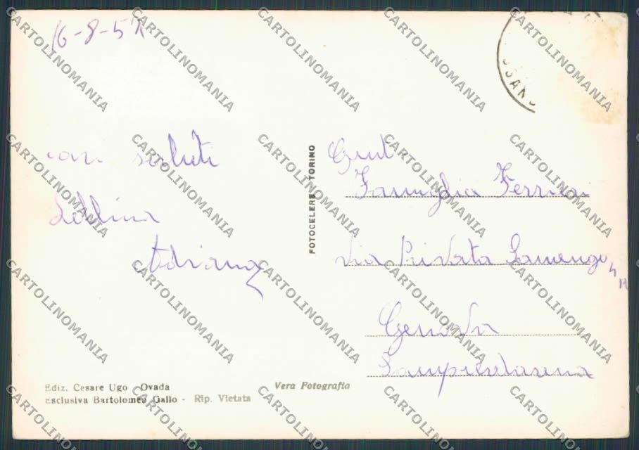 Alessandria Cassinelle Bandita di Panorama foto FG cartolina BB2960 – retro