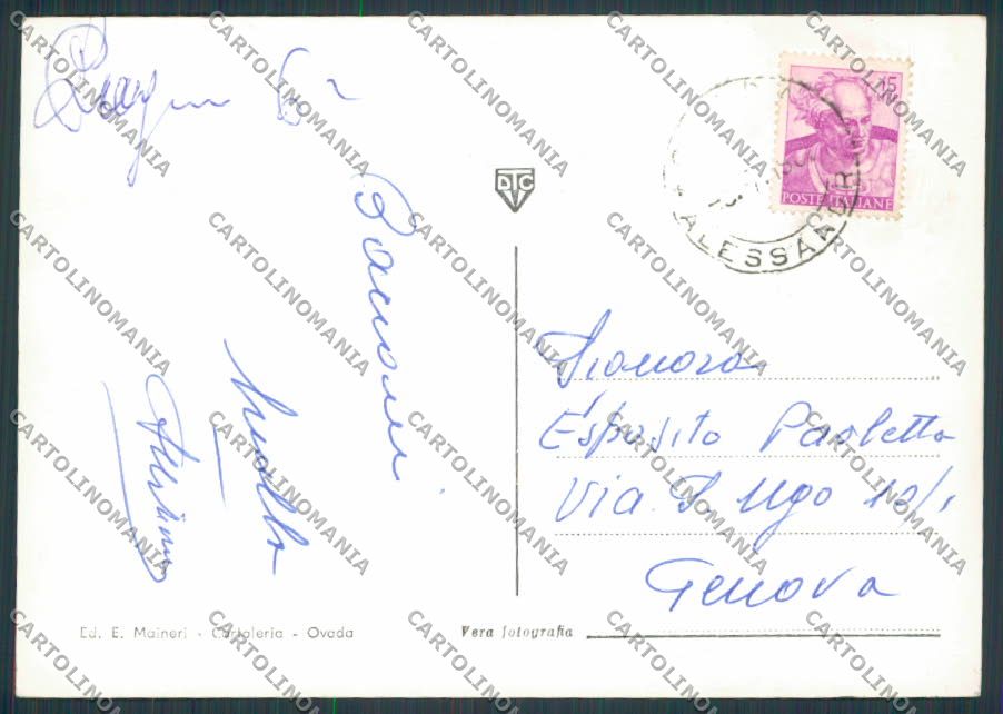 Alessandria Ovada Orba Mazzini foto FG cartolina BB2966 – retro