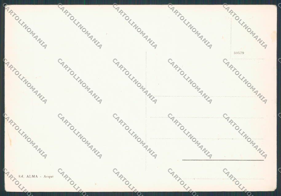 Alessandria Ciglione saluti da Vespa Panorama FG cartolina BB3004 – retro