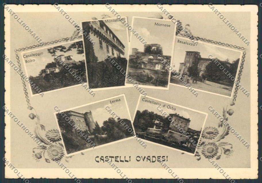 Alessandria Castelli Ovadesi Lerma Basaluzzo FG cartolina BB3011 – fronte