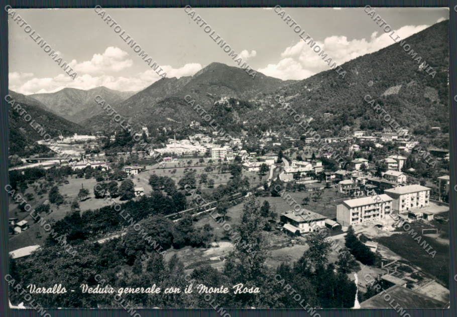 Vercelli Varallo Sesia Panorama STRAPPO foto FG cartolina BB3022 – fronte