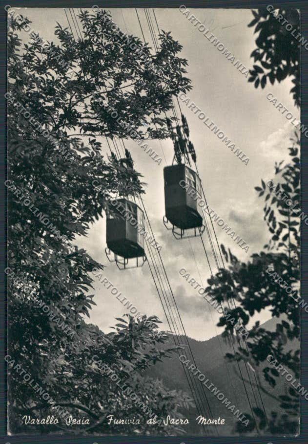 Vercelli Varallo Sesia Funivia Sacro Monte foto FG cartolina BB3028 – fronte