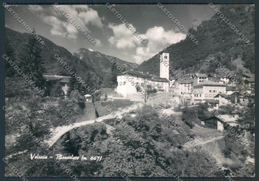 Vercelli Boccioleto Panorama foto FG cartolina BB3037 – fronte