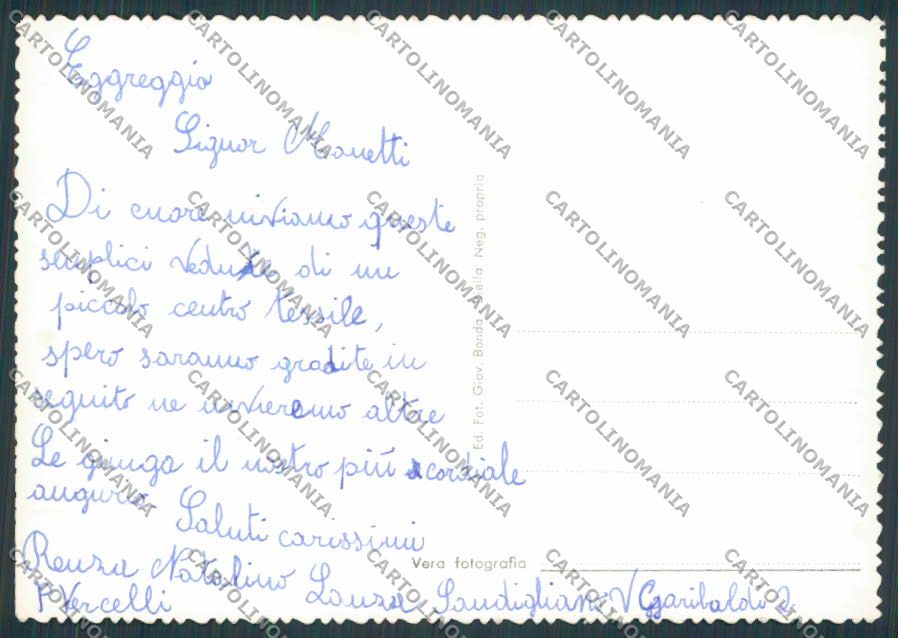 Biella Sandigliano Chiesa Parrocchiale foto FG cartolina BB3050 – retro