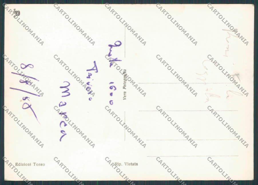 Biella Zegna Albergo Bielmonte Bar foto FG cartolina BB3052 – retro