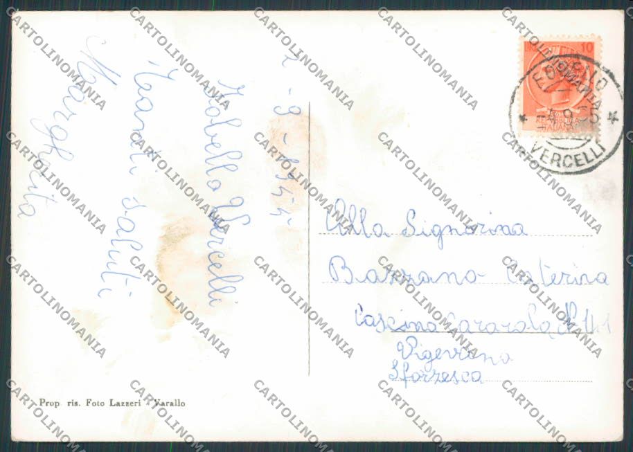 Vercelli Fobello Panorama foto FG cartolina BB3055 – retro