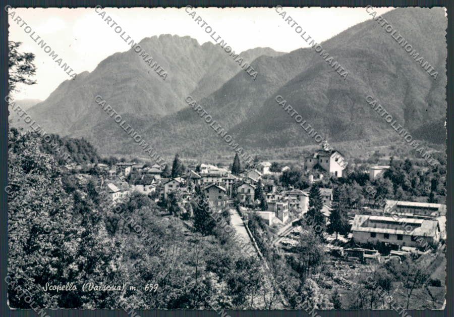 Vercelli Scopello Panorama foto FG cartolina BB3075 – fronte