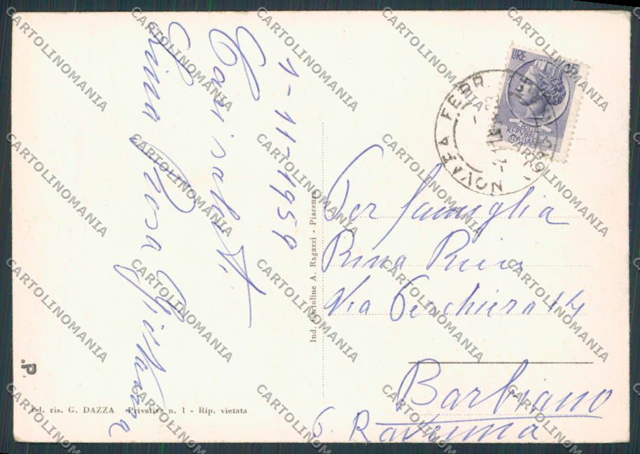 Vercelli Scopello PIEGHINE FG cartolina BB3077 – retro